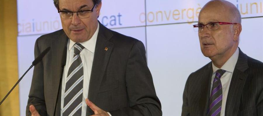 Artur Mas y Duran y Lleida analizan los resultados Artur Mas y Duran y Lleida analizan los resultados