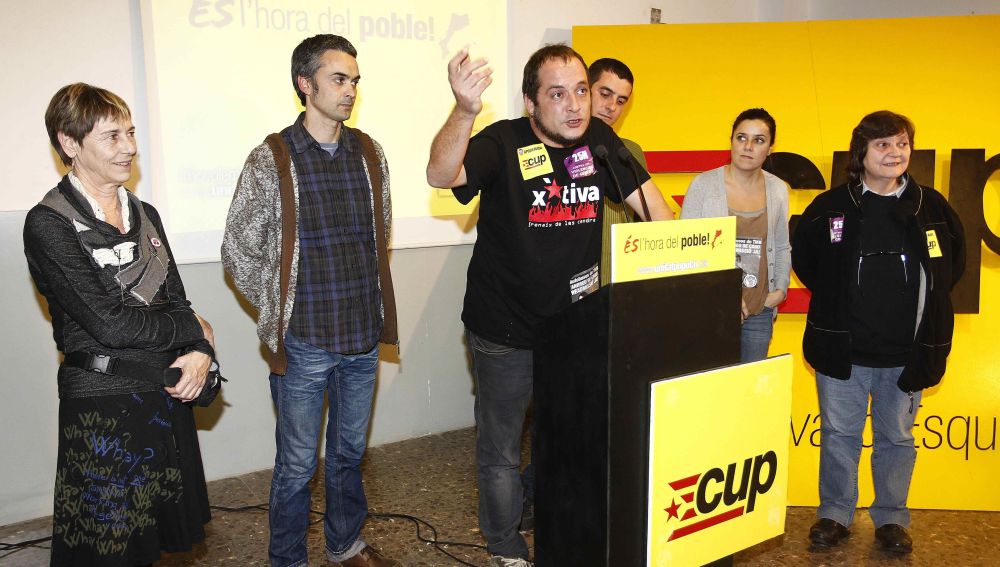 El candidato de CUP, David Fernández