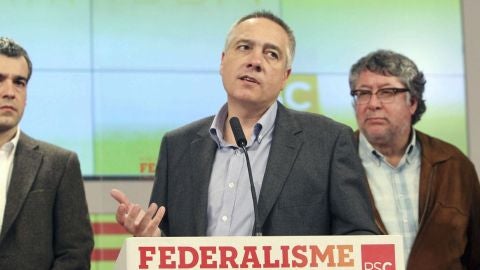 Pere Navarro en un acto electoral