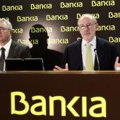  El expresidente de Bankia, Rodrigo Rato con el exconsejero delegado, Francisco Verdú