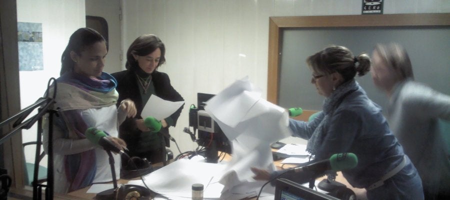 Equipo de La Rioja en la Onda con el sorteo Equipo de La Rioja en la Onda con el sorteo