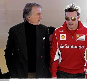 Montezemolo junto a Alonso en Cheste Montezemolo junto a Alonso en Cheste