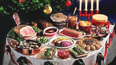 Mesa navide&ntilde;a