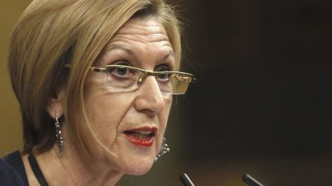 Rosa D&iacute;ez en el Congreso de los Diputados