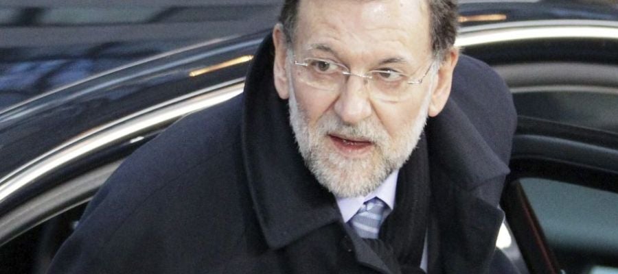 Mariano Rajoy a su llegada en Bruselas Mariano Rajoy a su llegada en Bruselas