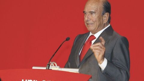 El presidente del Banco Santander, Emilio Bot&iacute;n