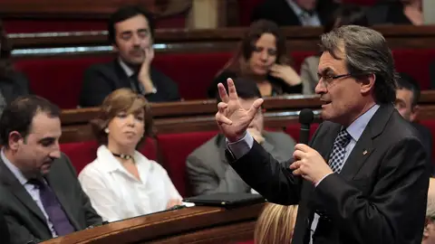 Artur Mas en el Parlament (Archivo) Artur Mas en el Parlament (Archivo)