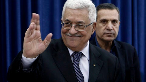 El presidente palestino, Mahmud Abbas.