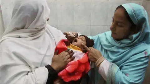 Vacunadores de la polio en Pakisktán Vacunadores de la polio en Pakisktán