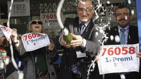 En L'Hospitalet celebran El Gordo