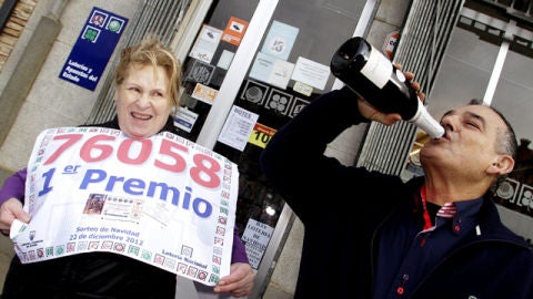 Los premios m&aacute;s emotivos repartidos en la Loter&iacute;a de Navidad 