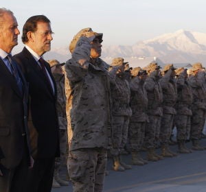 Rajoy visita a las tropas militares en Afganistán (archivo) Rajoy visita a las tropas militares en Afganistán (archivo)