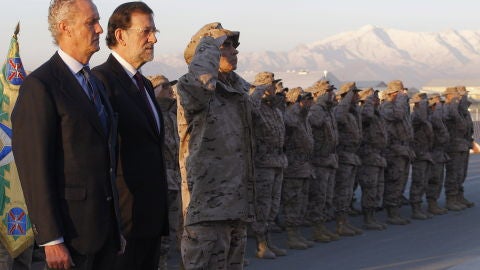 Rajoy visita a las tropas militares en Afganist&aacute;n (archivo)