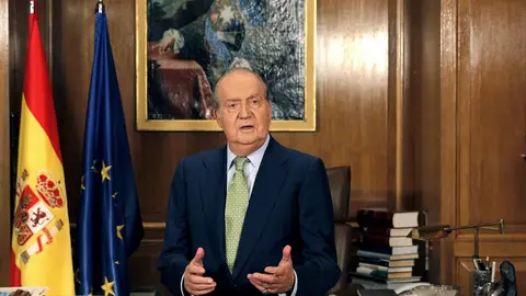 El rey Juan Carlos, durante su tradicional mensaje de Navidad El rey Juan Carlos, durante su tradicional mensaje de Navidad