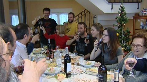 Comida de Navidad en familia