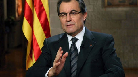 Artur Mas en su discurso navide&ntilde;o