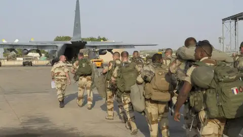 Las tropas francesas llegan a la capital de Mali Las tropas francesas llegan a la capital de Mali