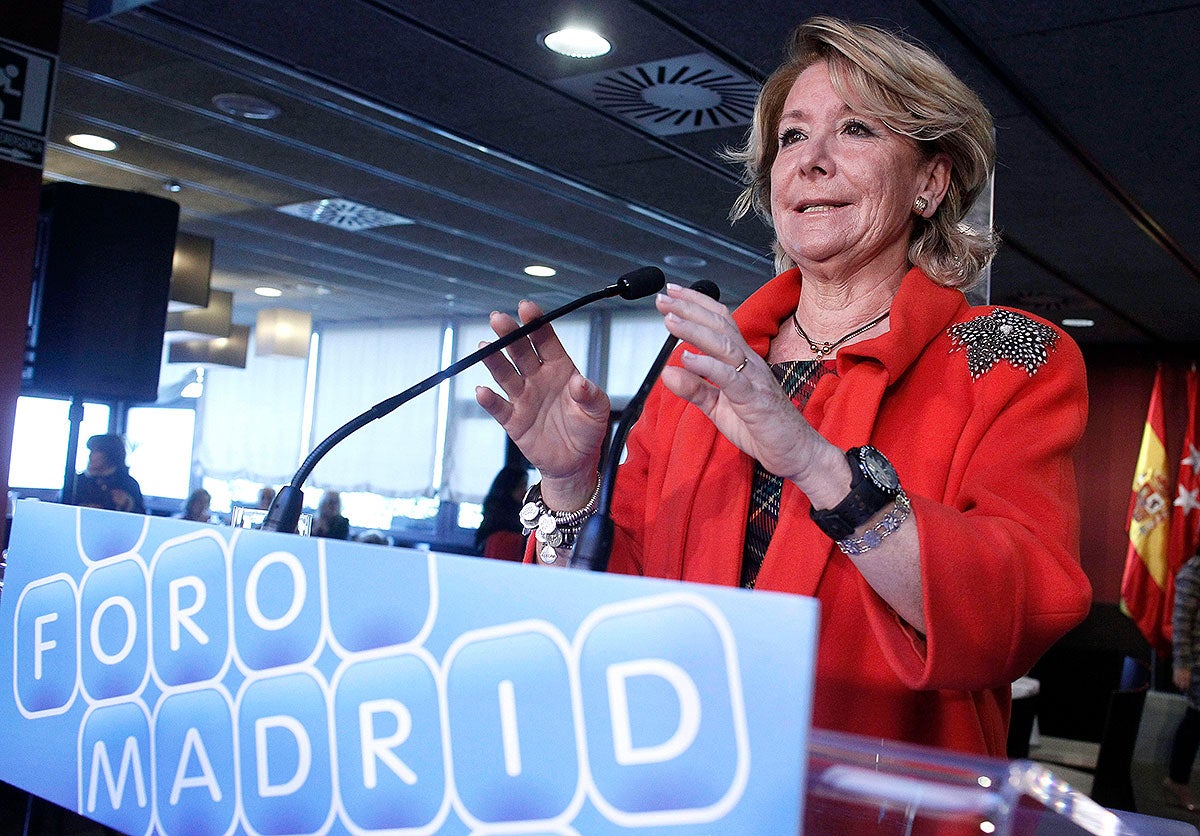 Esperanza Aguirre: ‘A la señora Thatcher le agradecen lo que ha hecho por Inglaterra los que son de su partido y sus adversarios’ Esperanza Aguirre: ‘A la señora Thatcher le agradecen lo que ha hecho por Inglaterra los que son de su partido y sus adversarios’