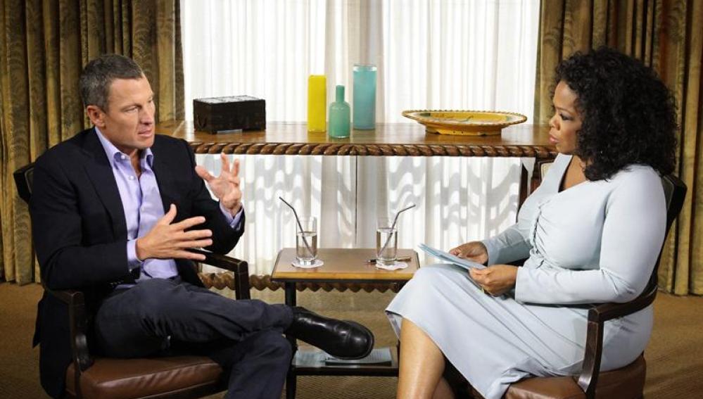 Lance Armstrong con Oprah Winfrey