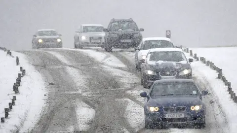Fuerte temporal de nieve y lluvia también en Europa Fuerte temporal de nieve y lluvia también en Europa
