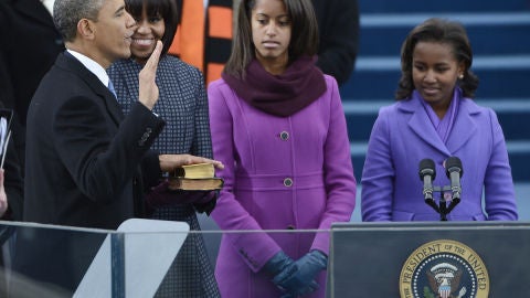 Obama jura su cargo como Presidente de los EEUU
