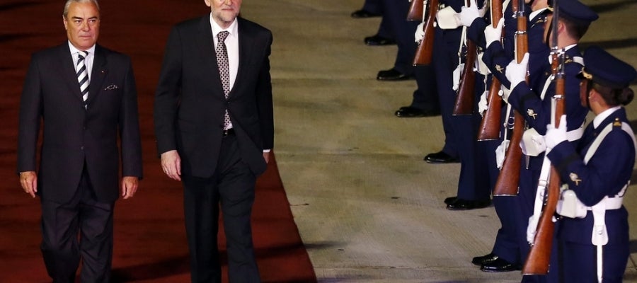 Mariano Rajoy, a su llegada al Aeropuerto Internacional de Santiago de Chile Mariano Rajoy, a su llegada al Aeropuerto Internacional de Santiago de Chile
