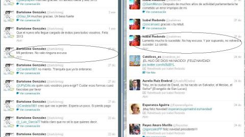 Los dos diputados piden disculpas en su Twitter