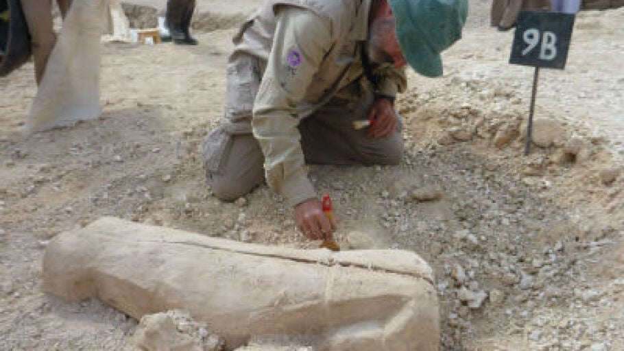 Sarc&oacute;fago hallado en Egipto