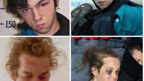 Im&aacute;genes retocadas por la polic&iacute;a griega