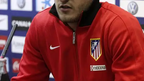 Koke en rueda de prensa Koke en rueda de prensa