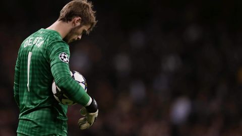 David de Gea se lamenta tras el gol de Ronaldo