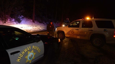 Coches de polic&iacute;a en EEUU