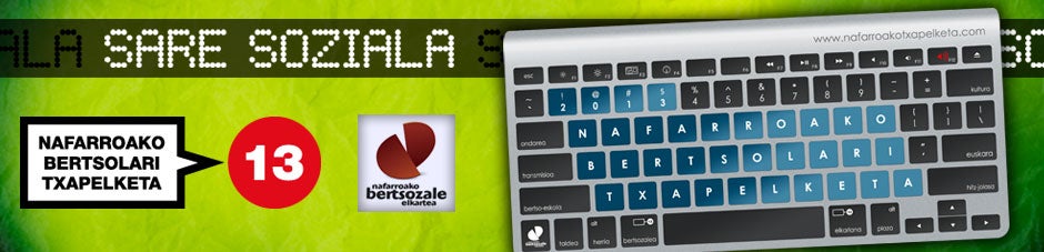 Pamplona en la Onda 27/02: Lorea Arburua, coordinadora de Bertsozale Elkartea, nos da , en el espacio de Eusko Ikaskuntza, los detalles del Campeonato de Bertsolaris de Navarra, que este próximo fin de semana afronta las primeras semifinales. Pamplona en la Onda 27/02: Lorea Arburua, coordinadora de Bertsozale Elkartea, nos da , en el espacio de Eusko Ikaskuntza, los detalles del Campeonato de Bertsolaris de Navarra, que este próximo fin de semana afronta las primeras semifinales.