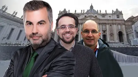Onda Cero y La Brújula en El Vaticano Onda Cero y La Brújula en El Vaticano