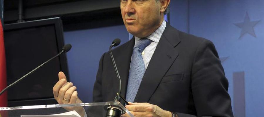 Luis De Guindos después de la reunión del Ecofin Luis De Guindos después de la reunión del Ecofin