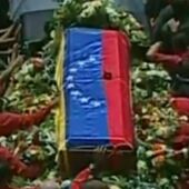 El cortejo fúnebre de Hugo Chávez