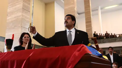 Maduro, en la despedida a Chávez Maduro, en la despedida a Chávez
