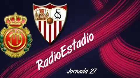Jornada 27, Escudos Mallorca - Sevilla Jornada 27, Escudos Mallorca - Sevilla