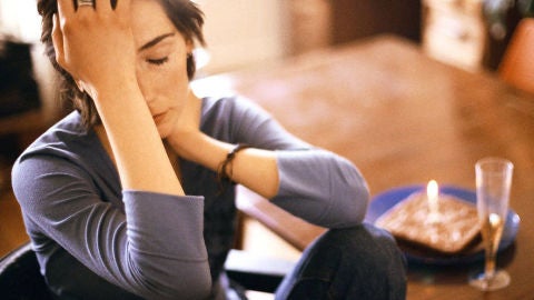 Una mujer con depresi&oacute;n