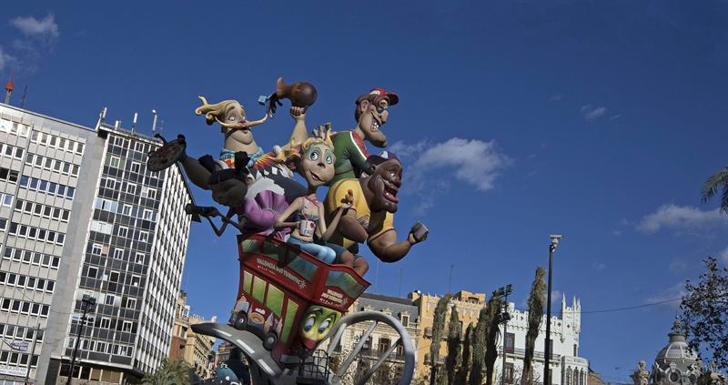 'Es tradición venir a Valencia a presumir de fallas’ 'Es tradición venir a Valencia a presumir de fallas’