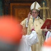 El papa Francisco oficia su primera misa como sumo pontífice en la Capilla Sixtina 