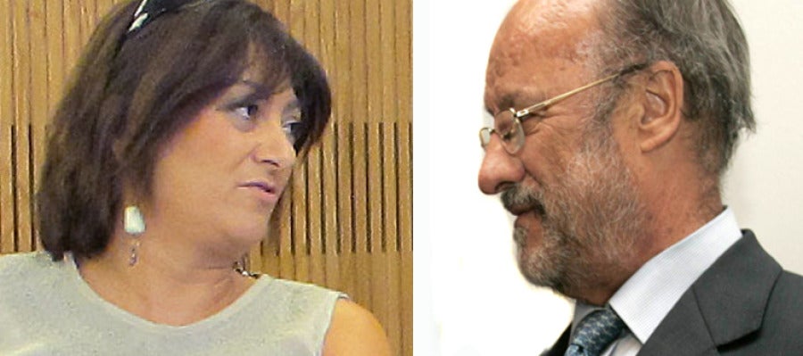 La alcaldesa de Medina del Campo, Teresa López y Javier León de la Riva, alcalde de Valladolid La alcaldesa de Medina del Campo, Teresa López y Javier León de la Riva, alcalde de Valladolid