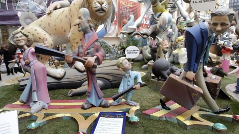 Una escena de la falla del Pilar