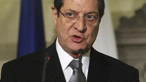 El presidente chipriota, Nikos Anastasiadis El presidente chipriota, Nikos Anastasiadis