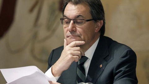 El presidente de la Generalitat, Artur Mas