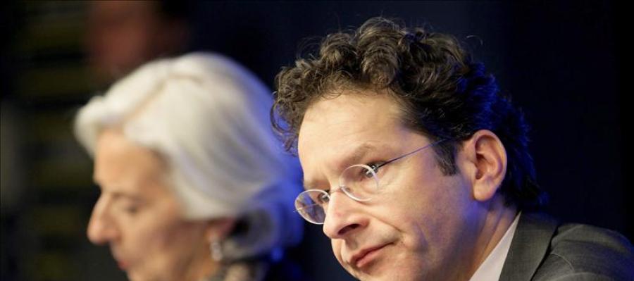El presidente del Eurogrupo, Jeroen Dijsselbloem, en rueda de prensa El presidente del Eurogrupo, Jeroen Dijsselbloem, en rueda de prensa