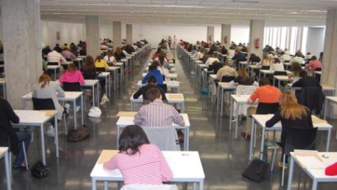 Un aula de la Universidad 