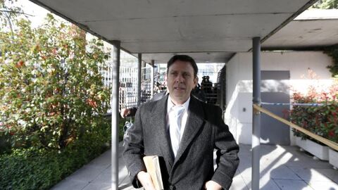 El m&eacute;dico Eufemiano Fuentes, a su llegada a la &uacute;ltima sesi&oacute;n del juicio de la Operaci&oacute;n Puerto