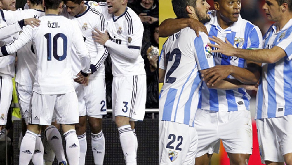 Real Madrid y Málaga