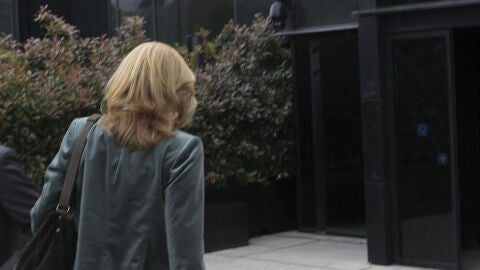 La Infanta llega a su puesto de trabajo